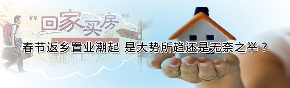 春節(jié)返鄉(xiāng)置業(yè)潮起 是大勢(shì)所趨還是無(wú)奈之舉?